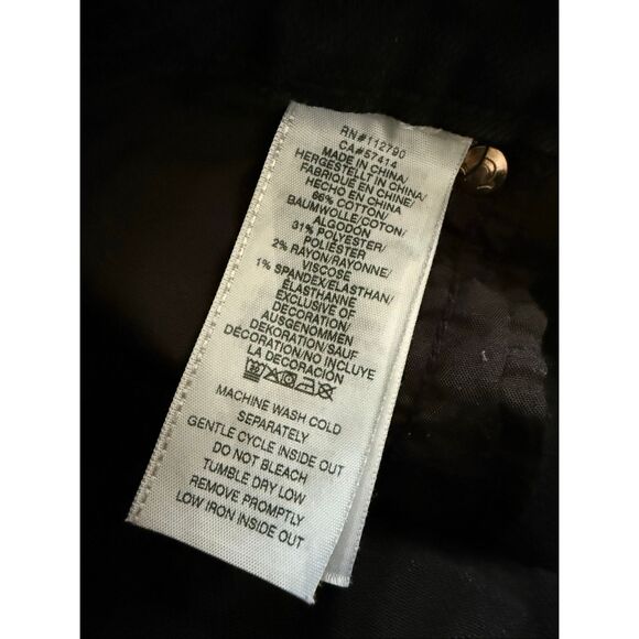 True Religion Joey Mid Rise Flap Flare Jeans Black $154 31 - Picture 8 of 11